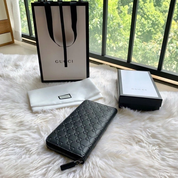 Firstbag ru AROUND LEATHER WALLET ZIP GUCCI 0806